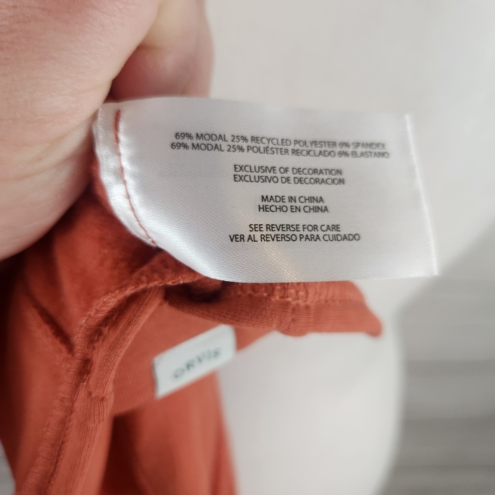 Orvis Women's V-Neck Rust Colored Sweater - Picture 7 of 7
